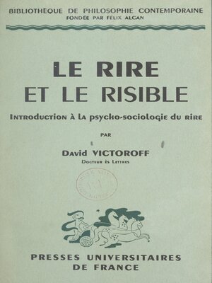 cover image of Le rire et le risible